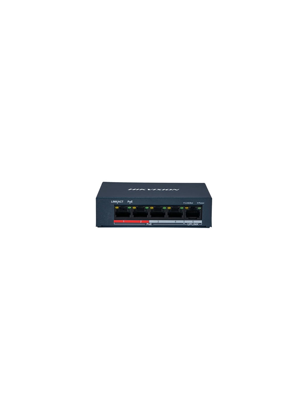 Switch     Hikvision DS-3E0105P-E/M 5-port 10/100M POEx4 35W