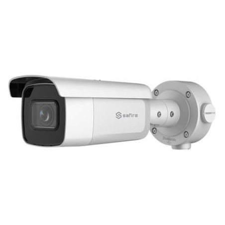 Cámara IP Safire  SF-IPB780Z-8Y-AI2-0832 8MP IR100m 8-32mm motorizada H265+ POE SD WDR Audio Alarmas TrueSense2
