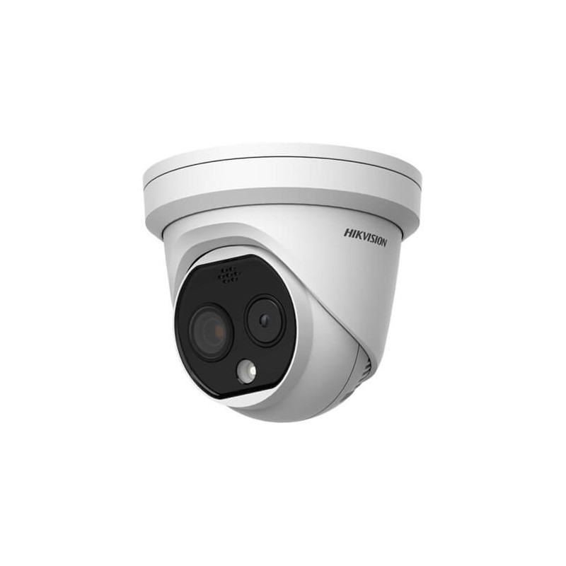 Cámara térmica IP Hikvision DS-2TD1217-3/PA 160x120 3.1mm 4MP 4mm IR15m H265 POE SD Audio Alarmas 40mK HeatPro