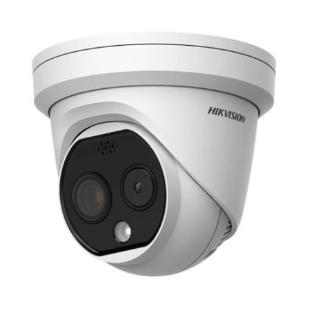 Cámara térmica IP Hikvision DS-2TD1217-3/PA 160x120 3.1mm 4MP 4mm IR15m H265 POE SD Audio Alarmas 40mK HeatPro