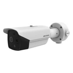 Cámara térmica IP Hikvision DS-2TD2617-6/PA 160x120 6.2mm 4MP 8mm IR15m H265 POE SD Audio Alarmas 40mK HeatPro