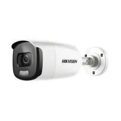 Cámara 4en1 Hikvision DS-2CE12HFT-F 5MP 0.0005Lux Luz40m 2.8mm WDR Colorvu