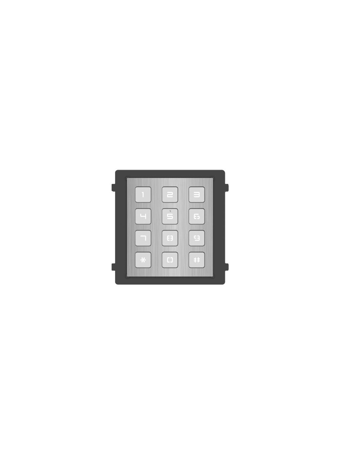 Modulo IP para estación exterior Hikvision DS-KD-KP/S teclado Inox