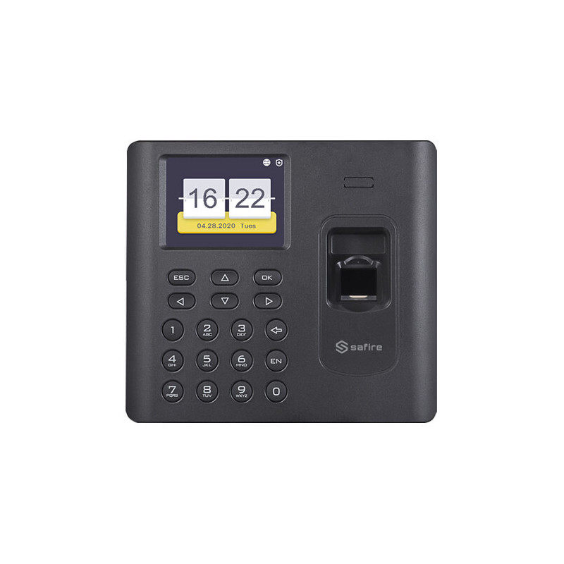 Control de presencia Safire SF-AC3012KMFD-IPW Teclado Huellas Mifare Wifi