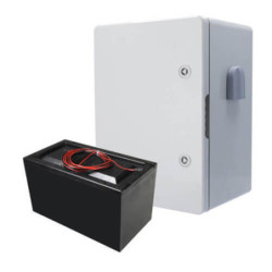 Batería zinc-aire  7.5V  400Ah BATT-75V-3000WH con armario poliester