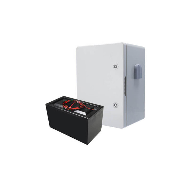 Batería zinc-aire  7.5V  400Ah BATT-75V-3000WH con armario poliester