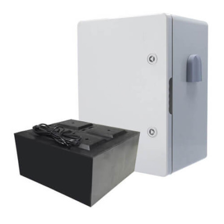 Batería zinc-aire 6V  300Ah BATT-60V-6000WH con armario poliester