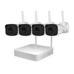 Kit videovigilancia wifi  4 cámaras IP  UV-KIT002-B44W 2MP