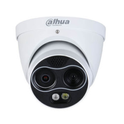 Cámara térmica IP Dahua    DF1241P-D2F2 256x192 2mm (térmico) 4MP 2mm (óptico) H265 POE SD WDR Audio Alarmas 50mK