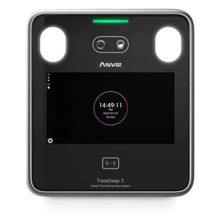 Control de presencia y accesos Anviz FACEDEEP3 reconocimiento facial y mascarilla RFID Wifi Wiegand