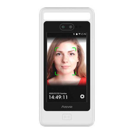 Control de presencia y accesos Anviz FACEDEEP5 reconocimiento facial y mascarilla RFID Wifi Wiegand IP65