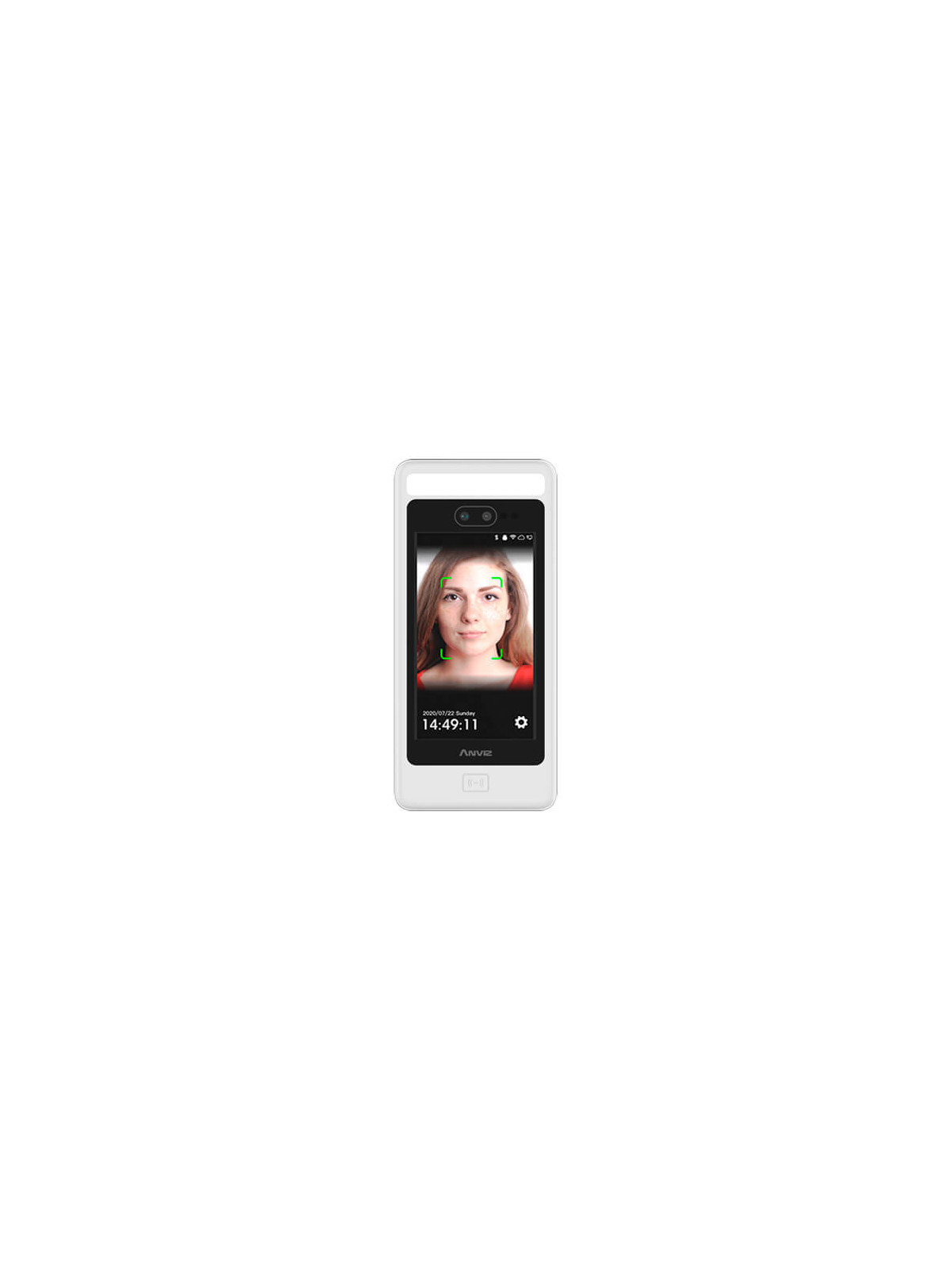 Control de presencia y accesos Anviz FACEDEEP5 reconocimiento facial y mascarilla RFID Wifi Wiegand IP65
