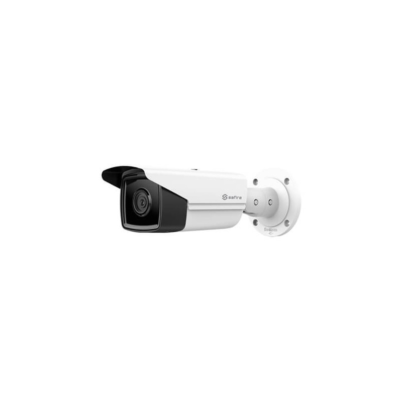 Cámara IP Safire  SF-IPB098W-6U-AI 6MP IR80m 2.8mm H265+ POE SD WDR Audio Flash TrueSense