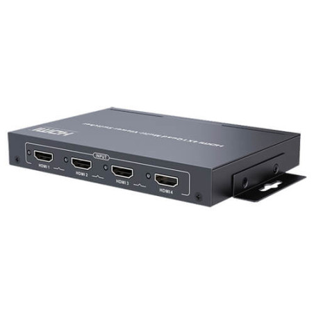 Quad HDMI 4 entradas 1080P (4x1) con mando PoP extensor IR (HDMI-VIEWER-4-V2)