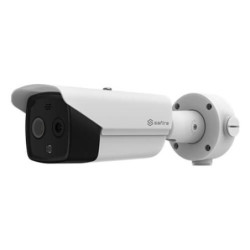 Cámara térmica IP Safire SF-IPTB012DA-10D4-256 256x192 9.7mm (térmico) 4MP 8mm (óptico) H265+ POE SD Audio Alarmas 40mK
