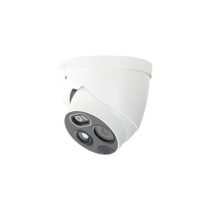 Cámara térmica IP X-Security XS-IPTD989A-3D4-AI 256x192 3.5mm (térmico) 4MP 4mm (óptico) H265 POE SD WDR Alarmas
