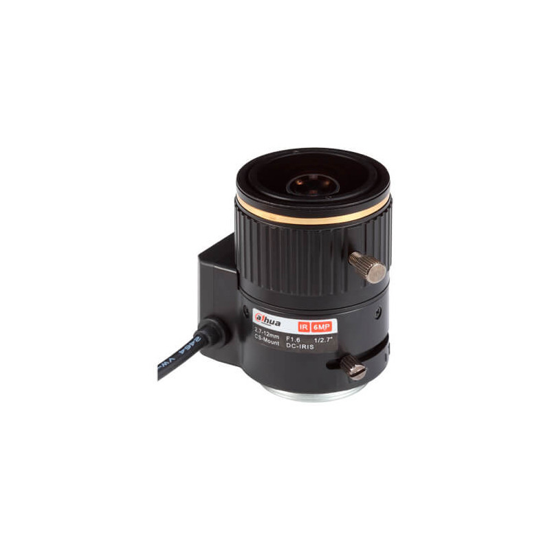 Óptica varifocal auto iris para cámara  2.7 - 12mm 6MP PFL2712-E6D