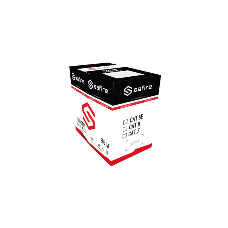 Bobina cable de red  UTP Cat6 8xCCA 24AWG Libre de halógenos
