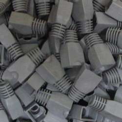 Protector cable red RJ45 Gris