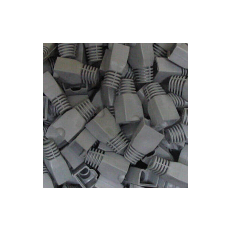 Protector cable red RJ45 Gris