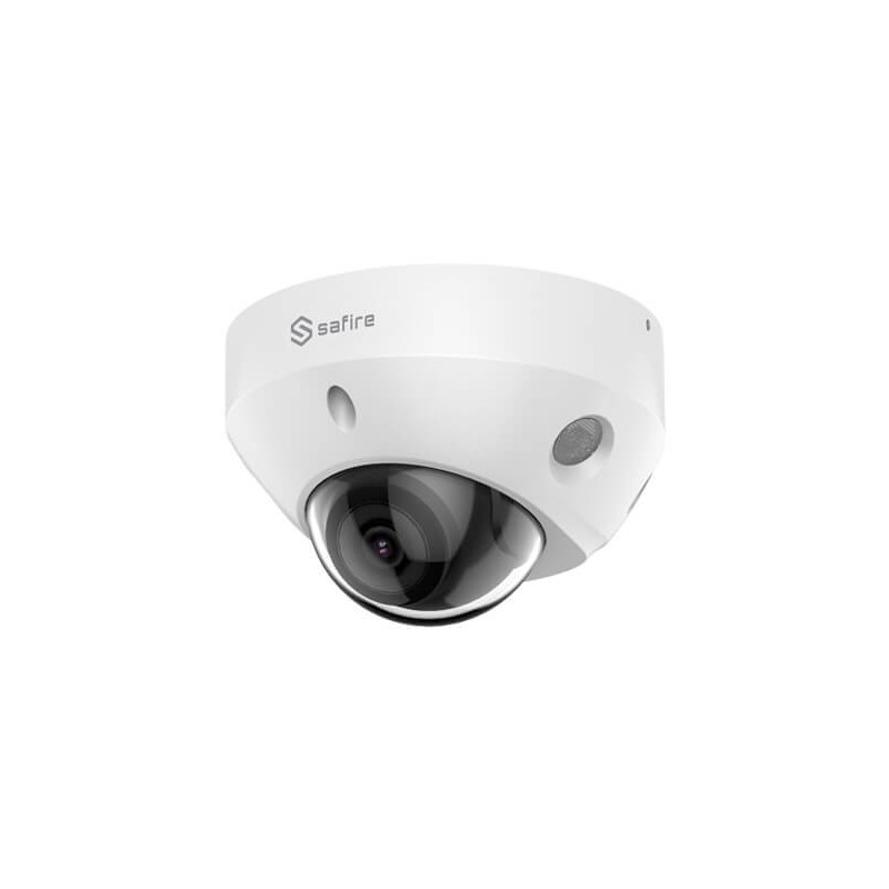 Domo IP Safire SF-IPD811WA-8U-AI2 8MP IR30m 2.8mm H265+ POE SD WDR Audio Alarmas Truesense2