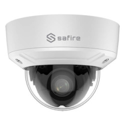 Domo IP Safire  SF-IPD825ZWA-8P-HV 8MP IR40m 2.8-12mm motorizada H265+ POE SD WDR Audio Alarmas TrueSense2