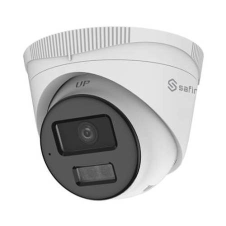 Domo IP Safire      SF-IPT943CWA-4P 4MP Luz30m 2.8mm H265+ POE SD WDR Audio