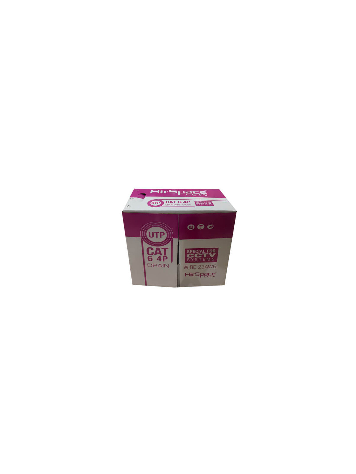 Bobina cable de red UTP Cat6 8xCCA 23AWG AirSpace