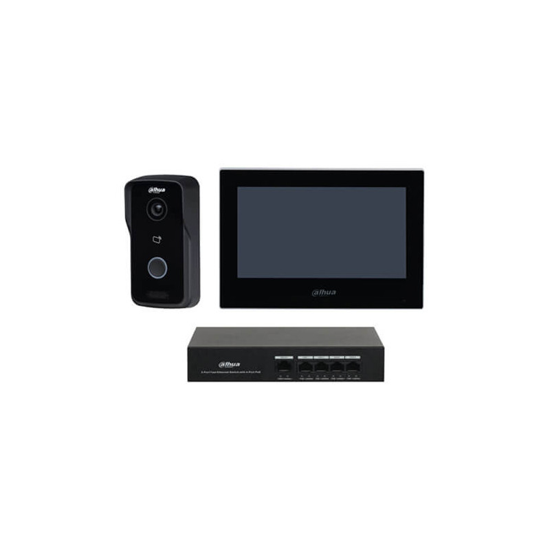Kit videoportero  IP Dahua con cámara 1MP DHI-KTP03 para superficie