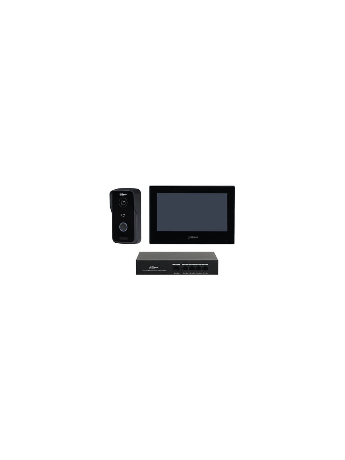 Kit videoportero  IP Dahua con cámara 1MP DHI-KTP03 para superficie