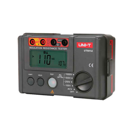 Medidor de resistencia de aislamiento eléctrico UNI-T UT502A