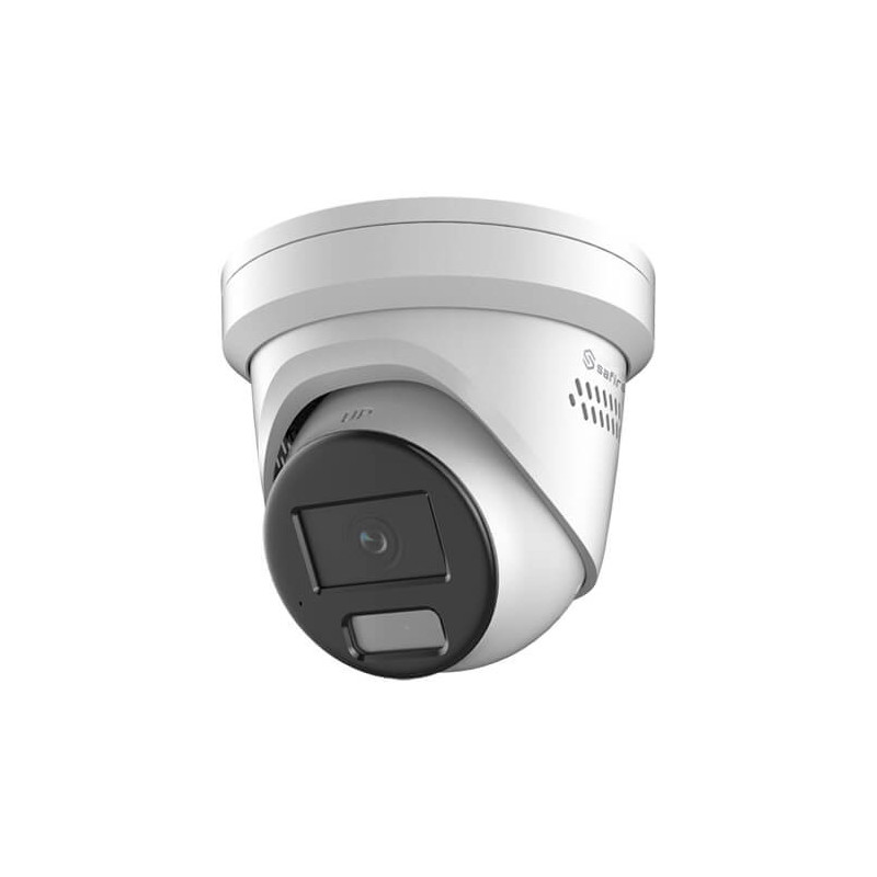 Domo IP Safire     SF-IPT838CWA-4US-AI2 4MP ILuz30m 2.8mm H265+ POE SD WDR Audio Flash TrueSense2
