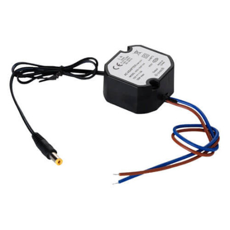 Fuente de alimentación (transformador) 12VDC      1A (12W) IP67 DC1210-W