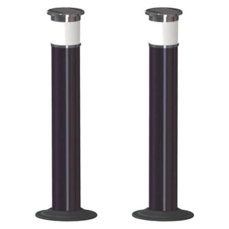 Barrera de infrarrojos inalámbrica 2XIBS-SH-50-8T 2xcuadruple haz 50m solar