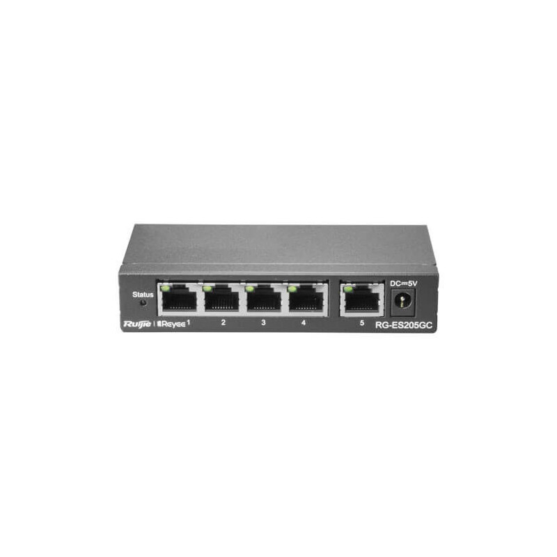 Switch    Reyee RG-ES205GC 5-port RJ45 10/100/1000M gestionable