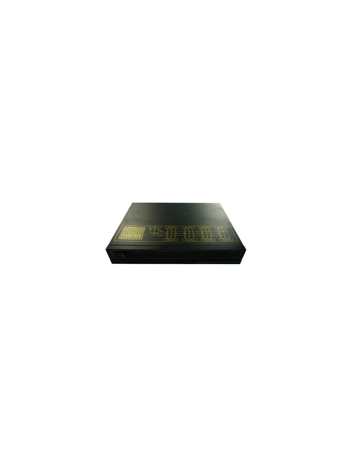 AV Splitter  8ch / RCA Duplicador 8 canales (1x8) audio y video