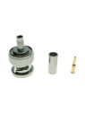 Conector BNC para crimpar cable RG174