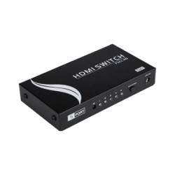 Switch HDMI 5 entradas 4K (5x1) con mando (HDMI-SWITCH-5-1-4K)