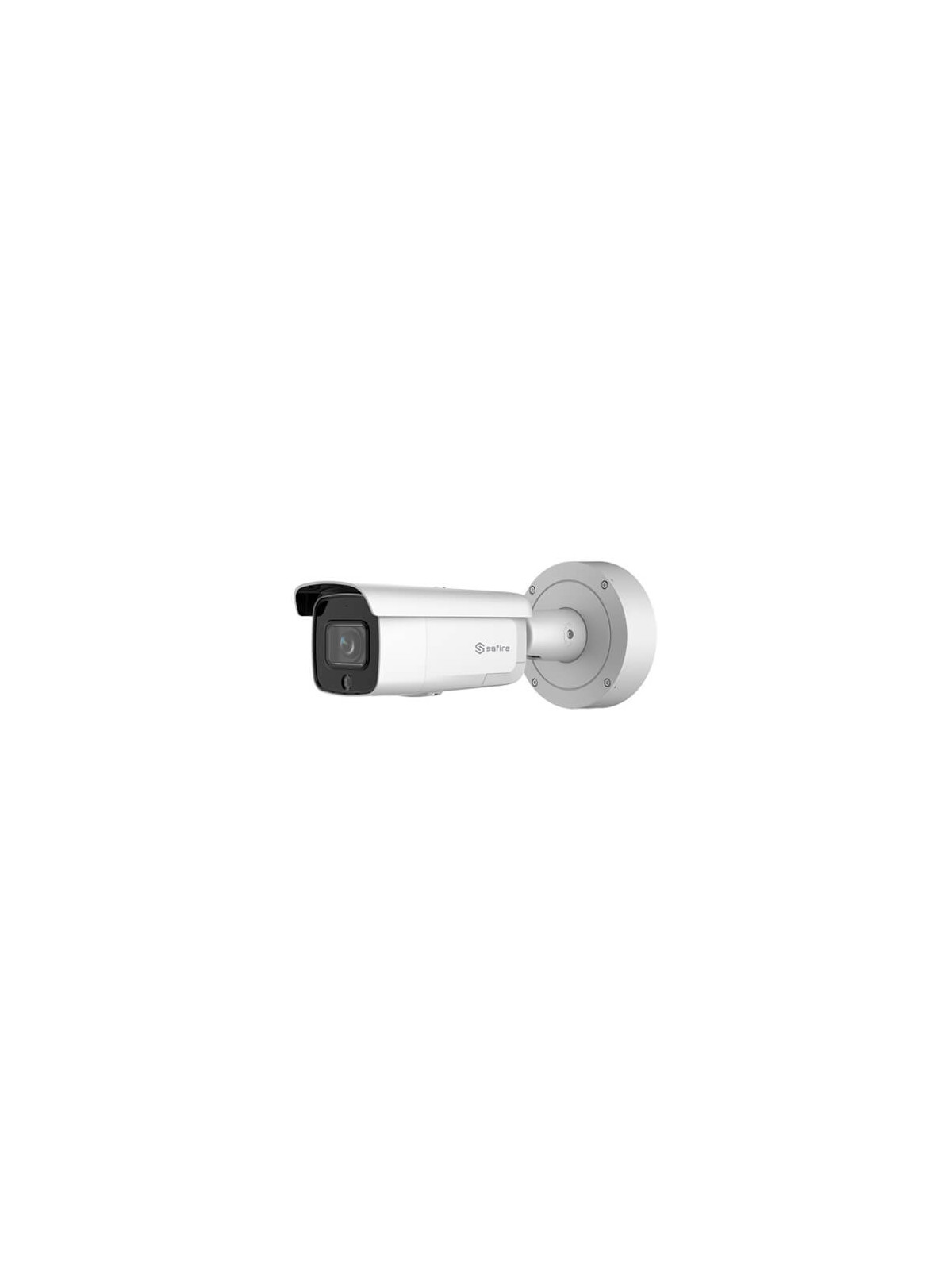 Cámara IP Safire SF-IPB798Z-8U-AI2 8MP IR50m 2.8-12mm motorizada H265+ POE SD WDR Audio Alarmas TrueSense