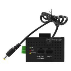 Inyector POE INJ-POE-30W-UPS con batería