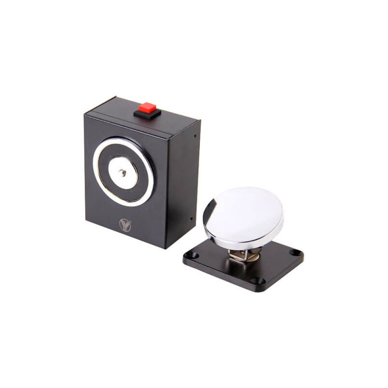 Retenedor electromágnetico YD-604 para montaje en pared o soporte 50Kg