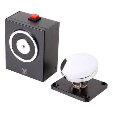Retenedor electromágnetico YD-604 para montaje en pared o soporte 50Kg