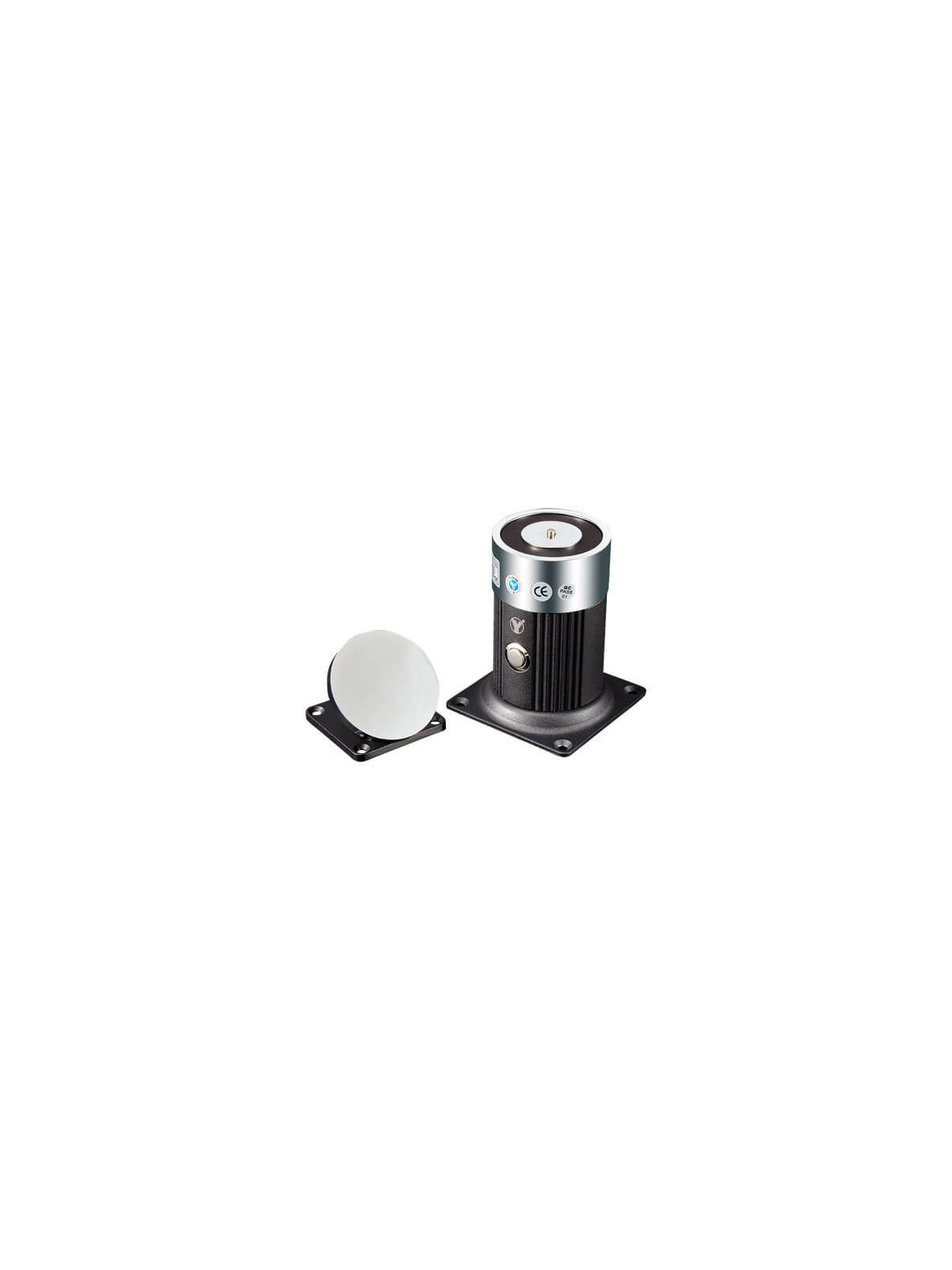 Retenedor electromágnetico YD-602L para montaje en pared o soporte 180Kg