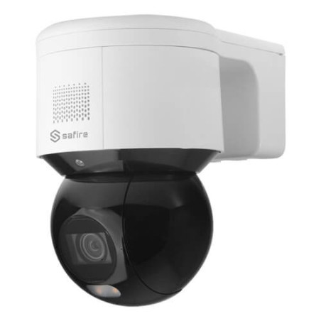 Domo PTZ IP  Safire SF-IPPT470ZWA-4PS-AI 4MP IR50m 2.8-12mm Zoom4x H265+ POE SD WDR Audio Alarmas