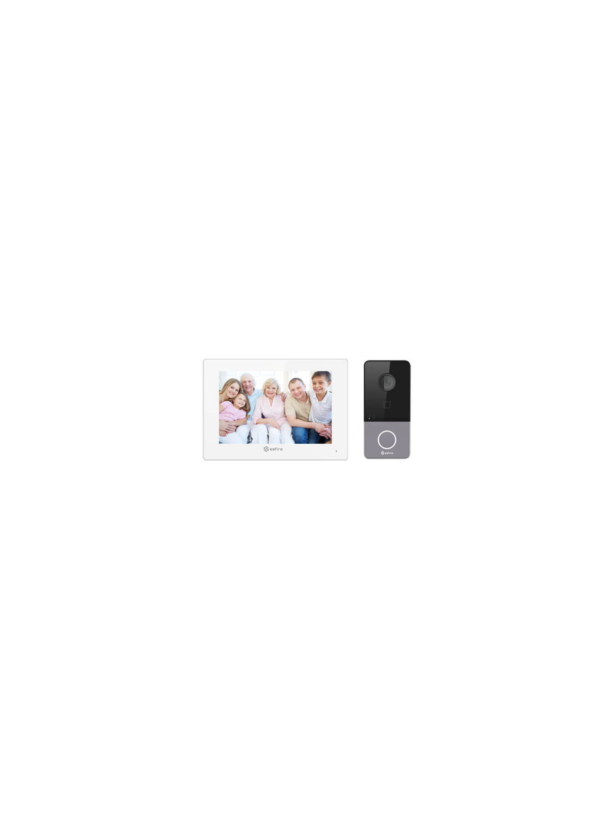 Kit videoportero  IP Safire SF-VIK002-S-IP-E con placa wifi de 2MP para superficie