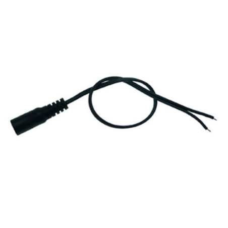 Cable alimentación  1 a 1 (cable a 1x2.1mm macho) 0.25m