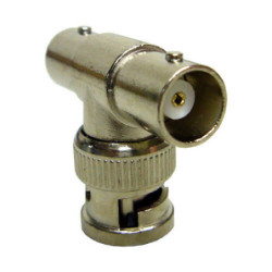 Derivador BNC "T" (1 macho a 2 hembras)