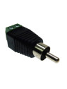 Conector RCA con salida +/- de dos terminales