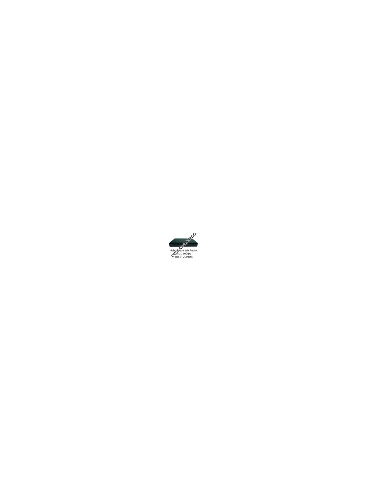 Grabador Hibrido Hikvision DS-7604HI-ST/A 4ch Video (WD1 100fps) 1ch Audio 4ch IP 20Mbps H264 VGA HDMI SATA Alarmas