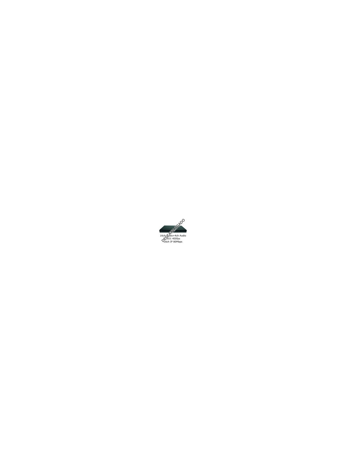 Grabador Hibrido Hikvision DS-7616HI-ST/A 16ch Video (WD1 200fps) 4ch Audio 16ch IP 80Mbps H264 VGA HDMI SATAx2 Alarmas